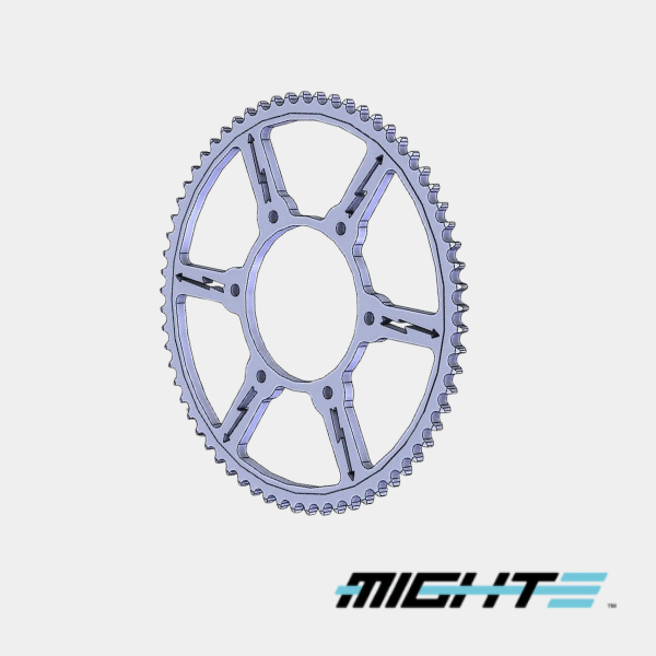 25t 219 pitch sprocket (for 70h) - MightE