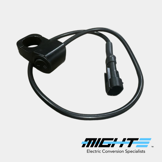 Handle Bar Mounted 2 Position Round Rocker ON / OFF Switch