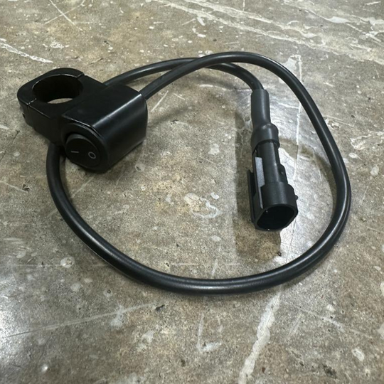 Handle Bar Mounted 2 Position Round Rocker ON / OFF Switch