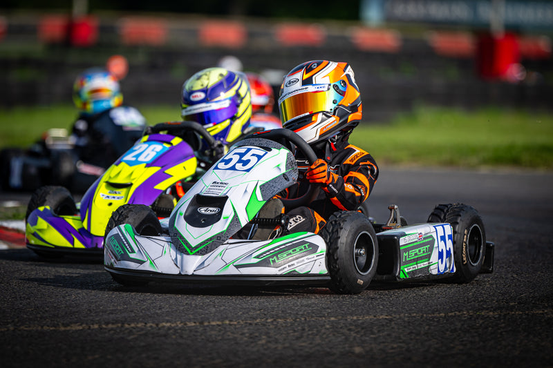 MightE Cadet racer on track