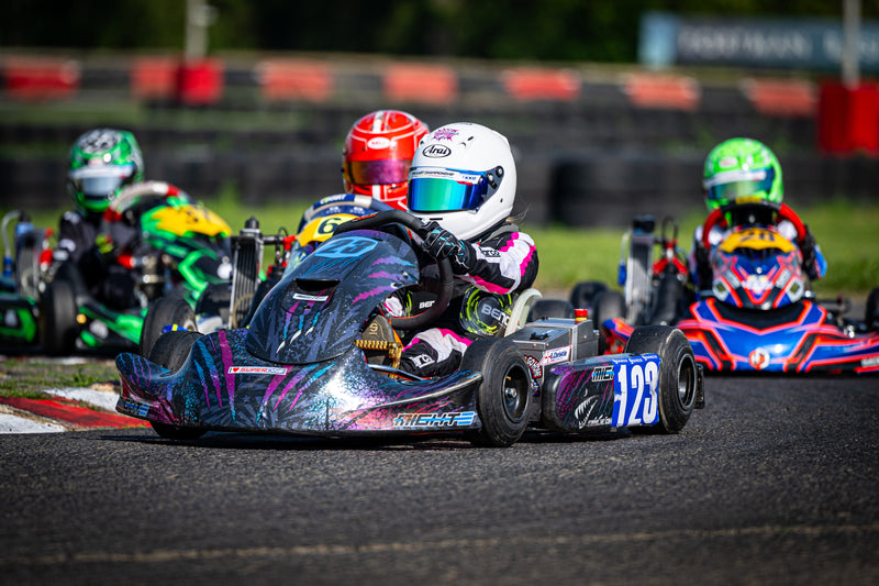 MightE Cadet racer on track