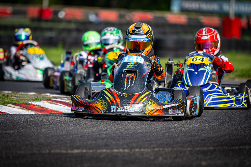 MightE Cadet racer on track