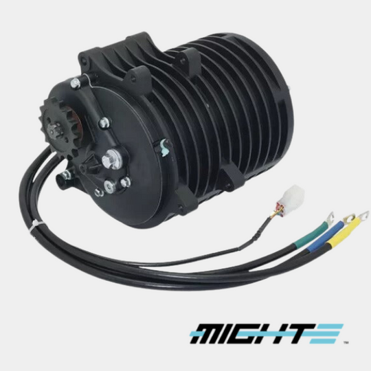 QS138 70h V3 Geared Motor with splined shaft - MightE