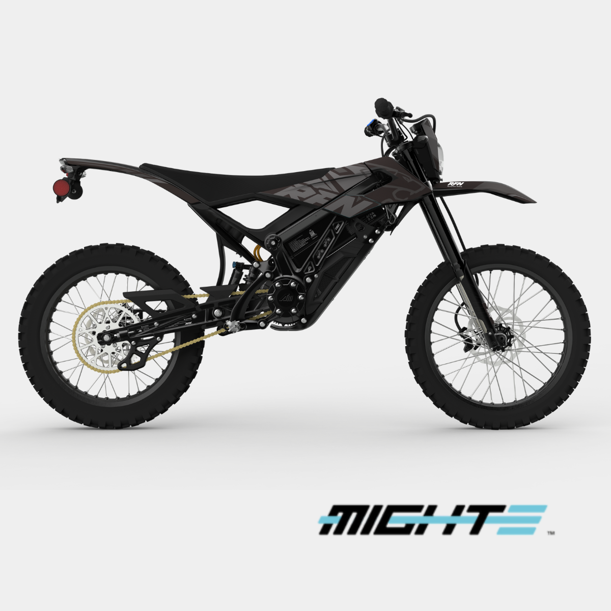 Black discount enduro bike