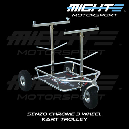 Senzo Chrome 3 Wheel Kart Trolley