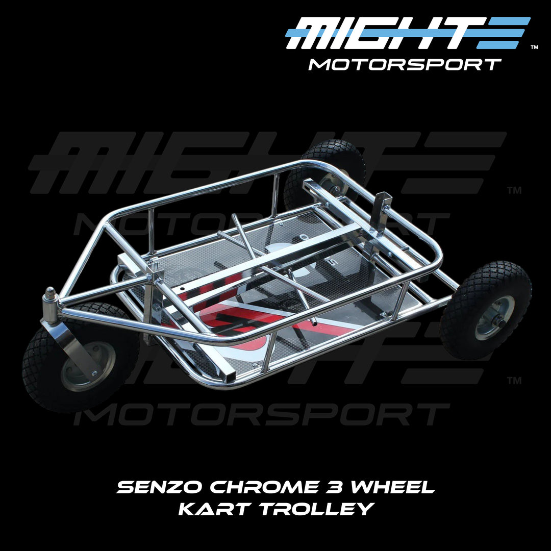 Senzo Chrome 3 Wheel Kart Trolley