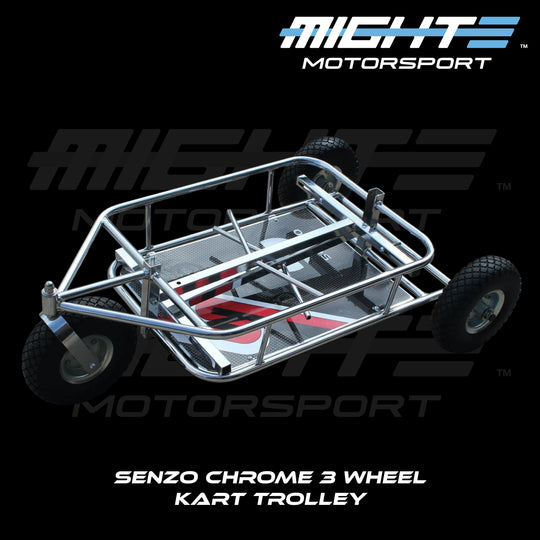 Senzo Chrome 3 Wheel Kart Trolley
