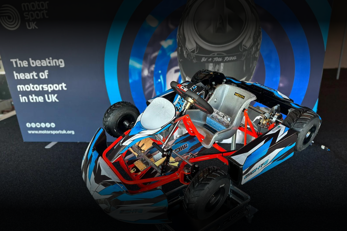 MightE electric kart powertrain