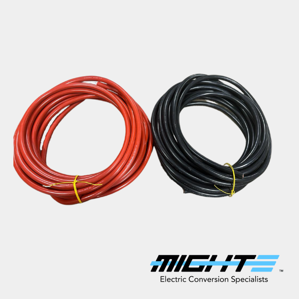 Red and Black 35mm Cabling - Per Meter